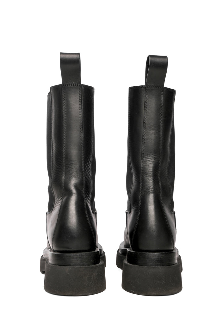 Bottega Veneta Size 37 Lug Leather Chelsea Boots