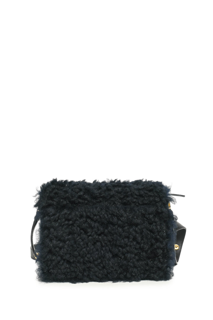 Marni Trunk Mini Shearling Crossbody