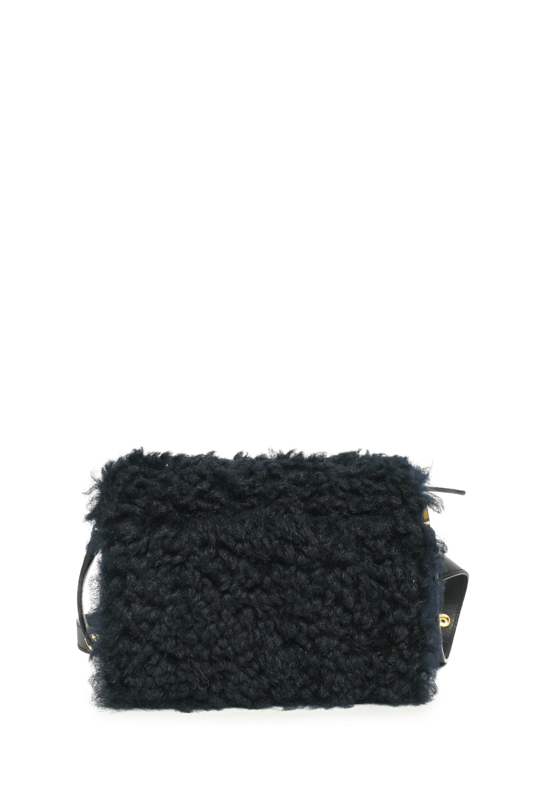 Marni Trunk Mini Shearling Crossbody