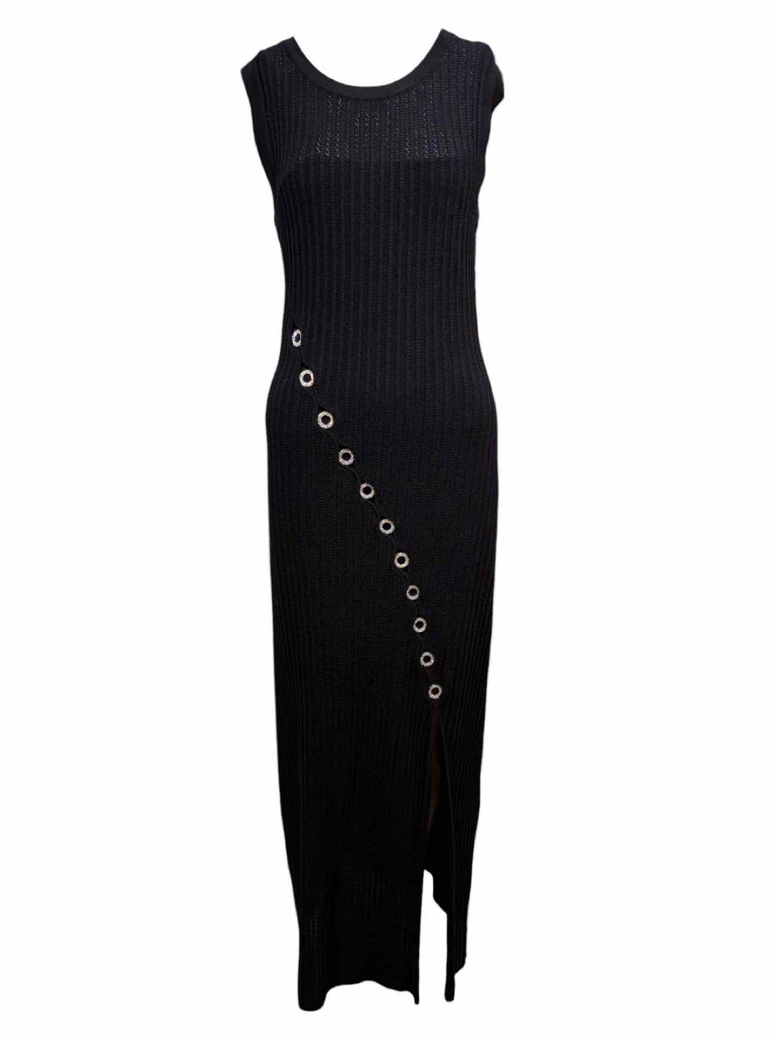 Sandro Size 42 Knit Crystal Embellished Dress