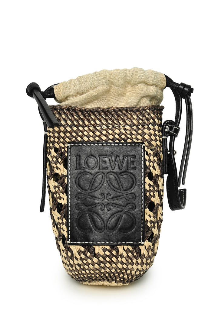 Loewe Paula's Ibiza Straw Cylinder Pocket Bag