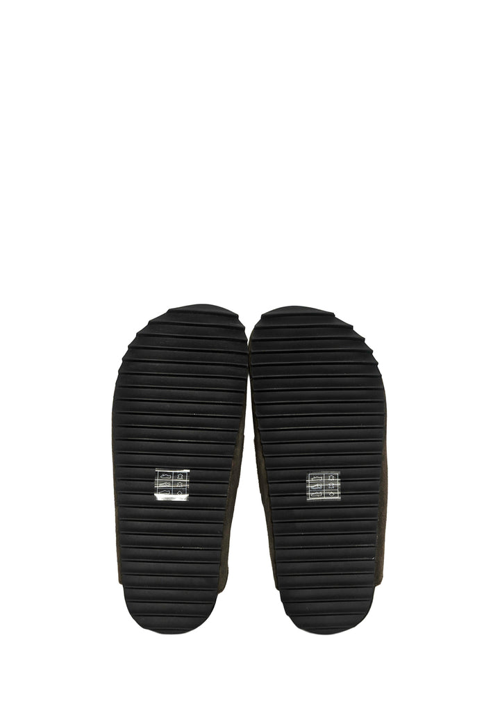 James Perse Size 6 Suede Slip On Mules