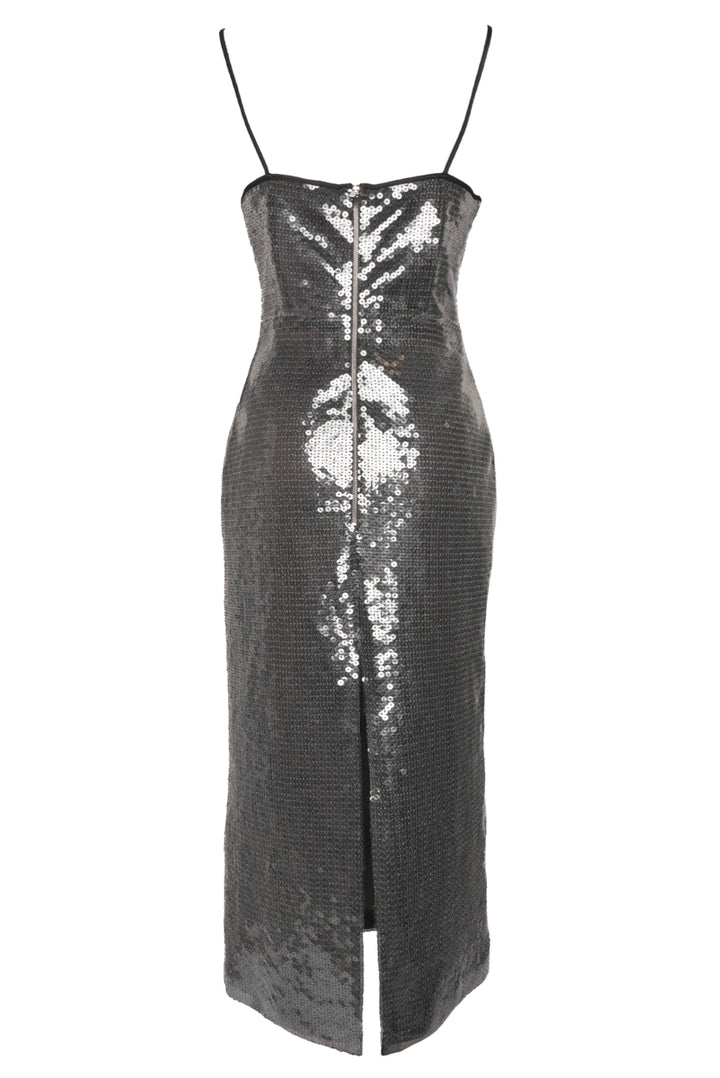 David Koma Size 6 Sequined Pencil Midi Dress