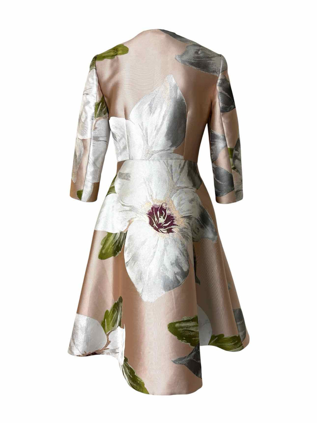Ted Baker Size 2 Metallic Floral Coat