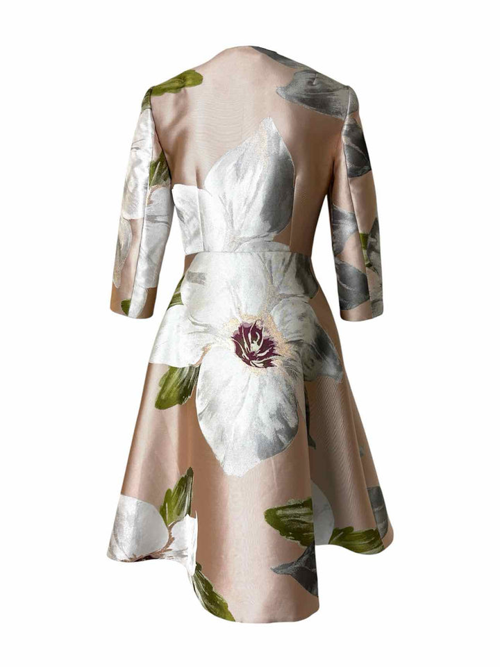 Ted Baker Size 2 Metallic Floral Coat