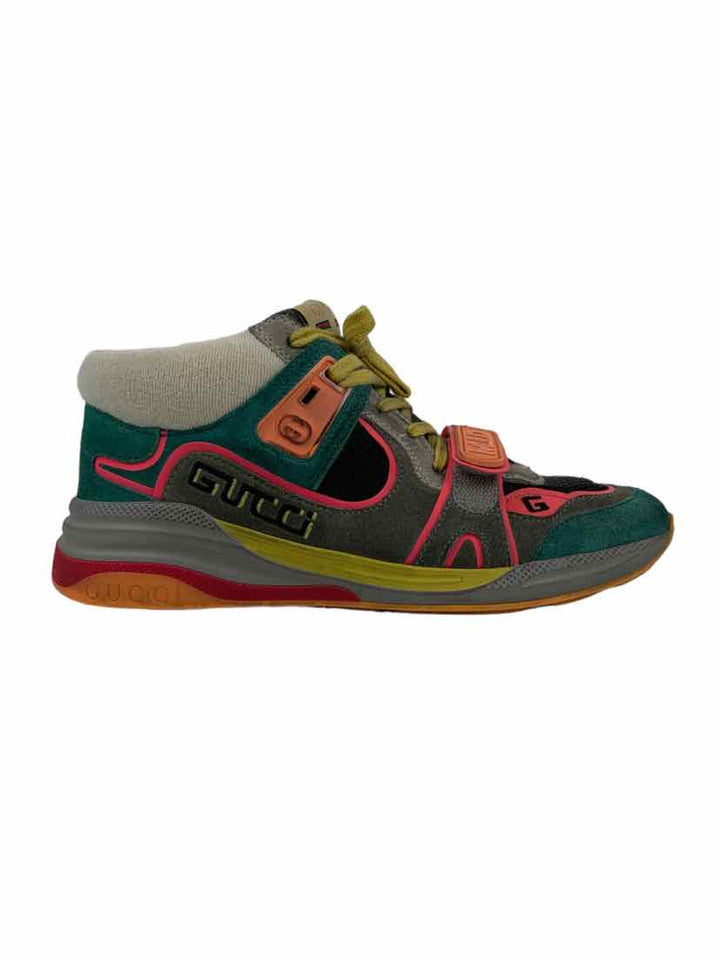 Gucci Size 38 Ultrapace 'Green Teal' Sneaker