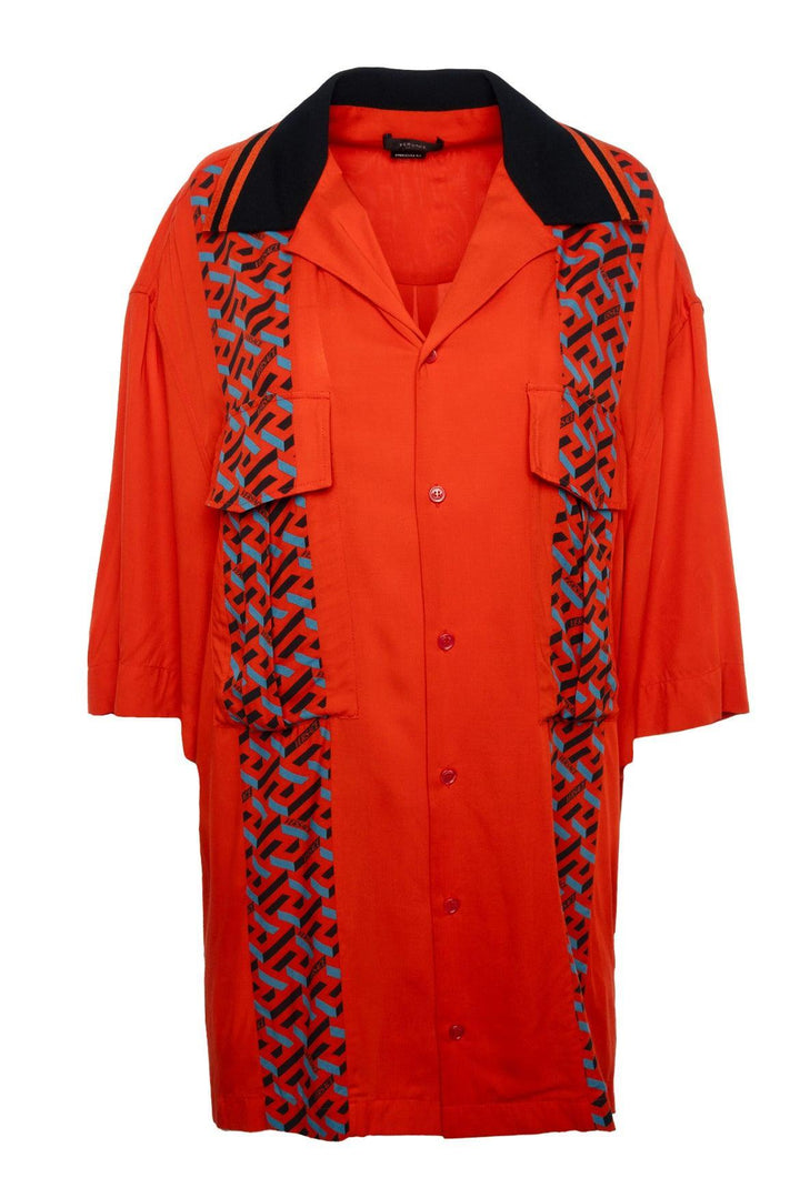 Versace Size 45 Men's Shirt Short Sleeve