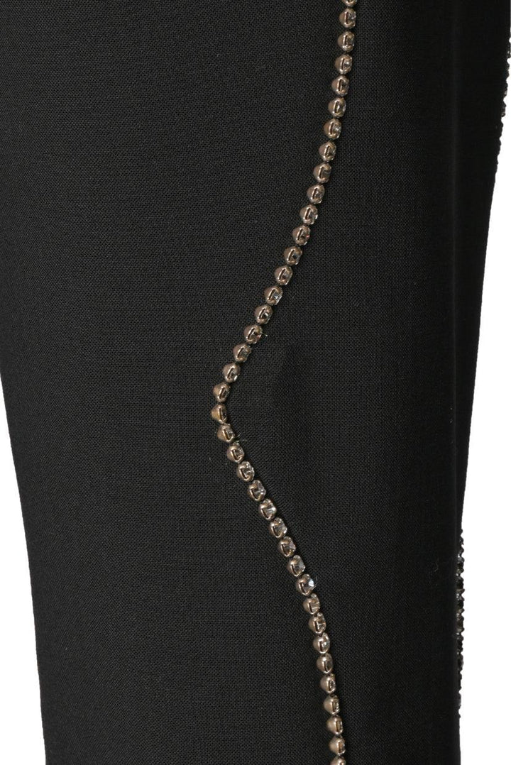 Area Size 4 Crystal Embellished Wool Pants