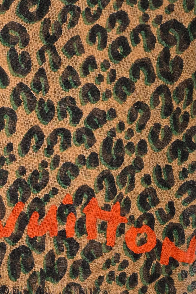 Louis Vuitton Stephen Sprouse Leo Pop Stole Scarf