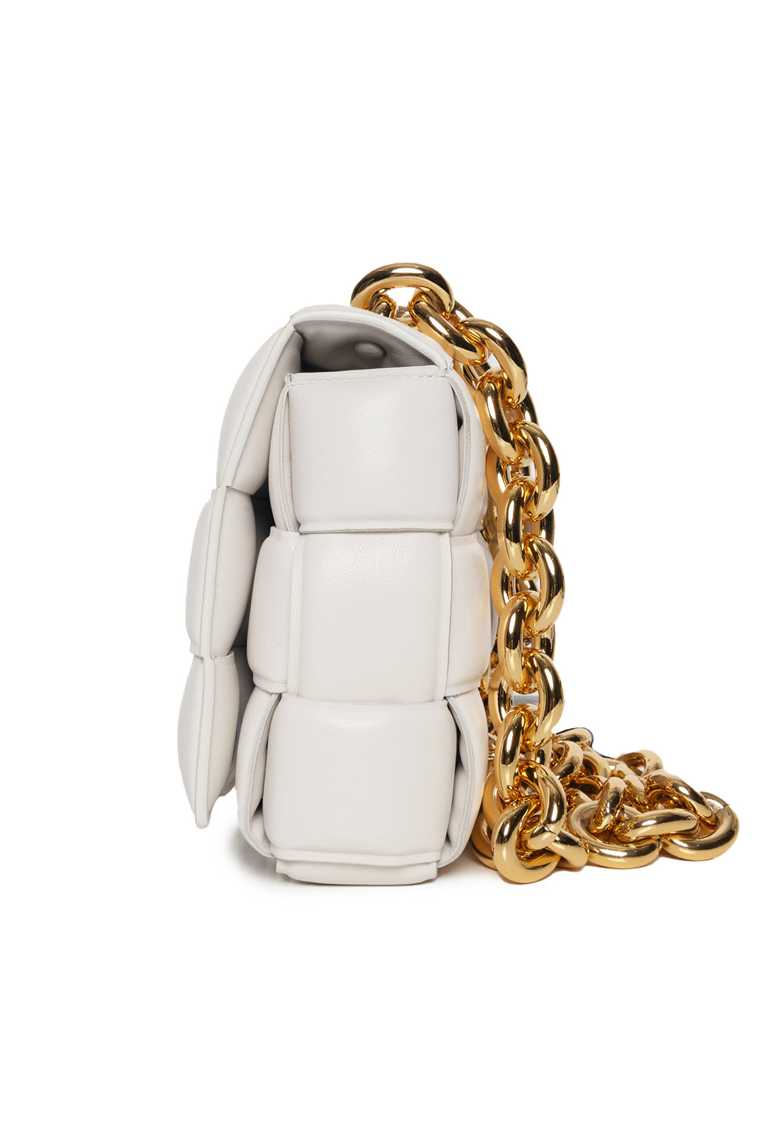 Bottega Veneta Chain Cassette Padded Intrecciato Leather Crossbody