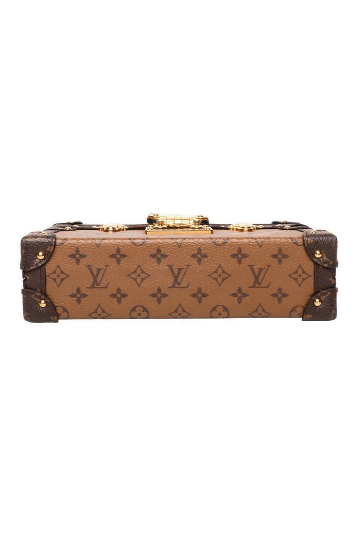 Louis Vuitton 2018 Monogram Reverse Canvas Petite Malle Crossbody