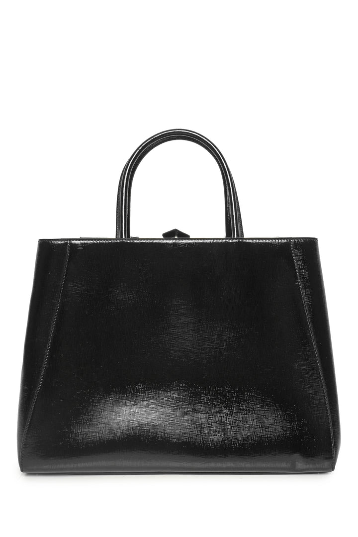 Fendi Vitello Patent Medium 2Jours Elite Tote