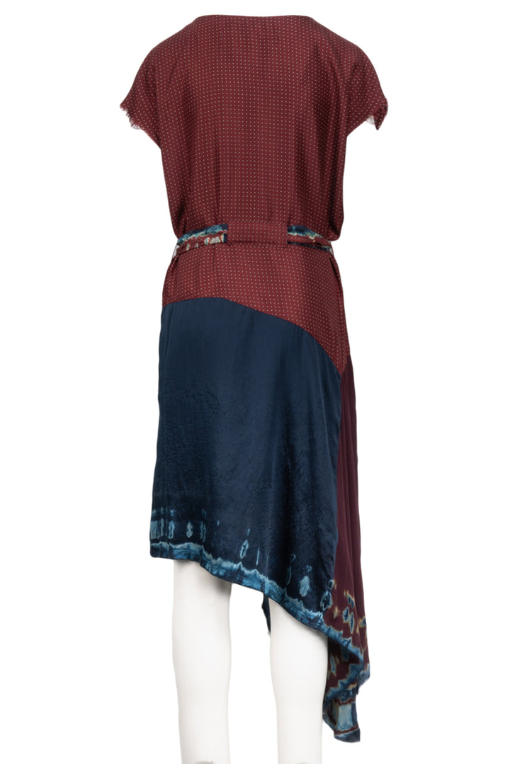 Raquel Allegra Size 2 Silk Asymmetrical Dress