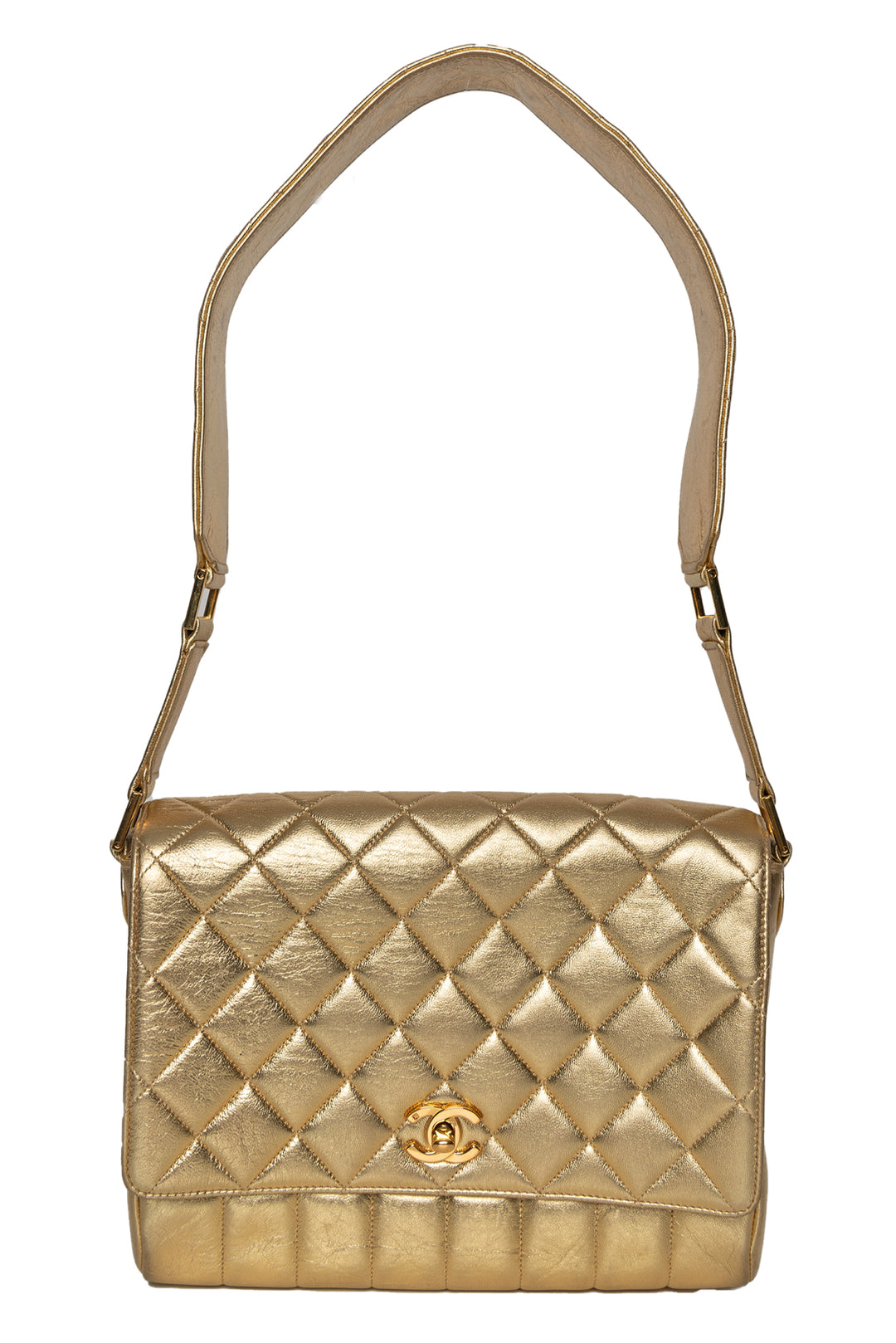 Chanel Metallic Vintage Shoulder Bag