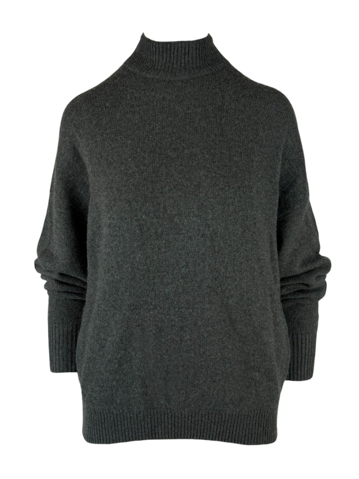 James Perse Size 2 Cashmere Mock Neck Sweater