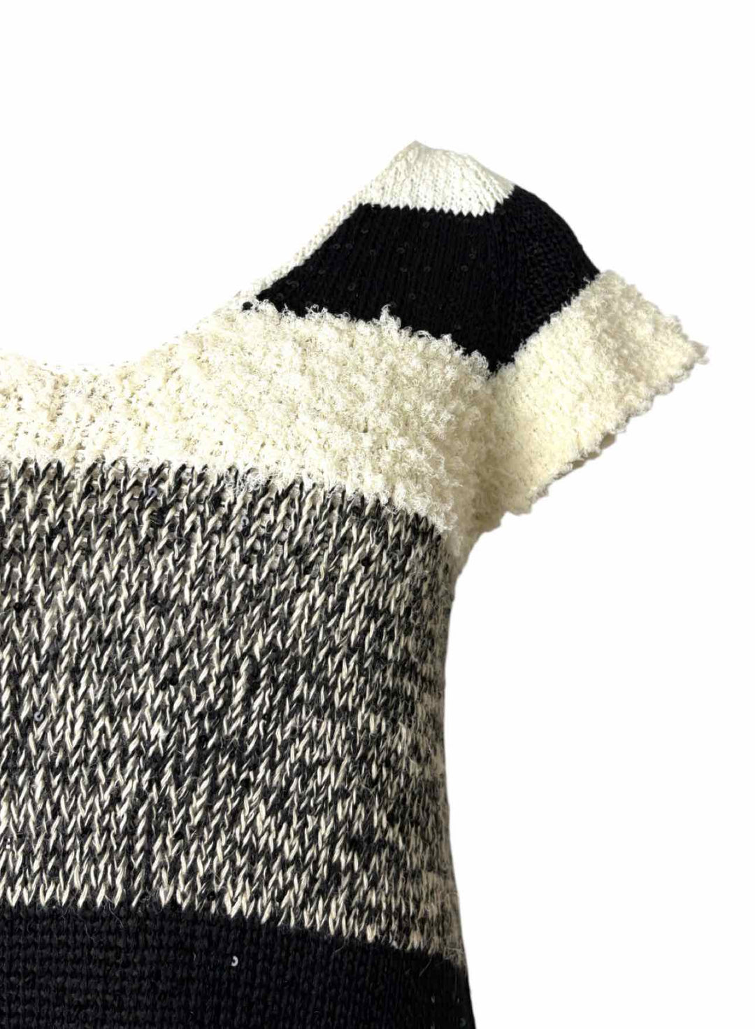 Brunello Cucinelli Size S Striped Cotton Blend Sweater