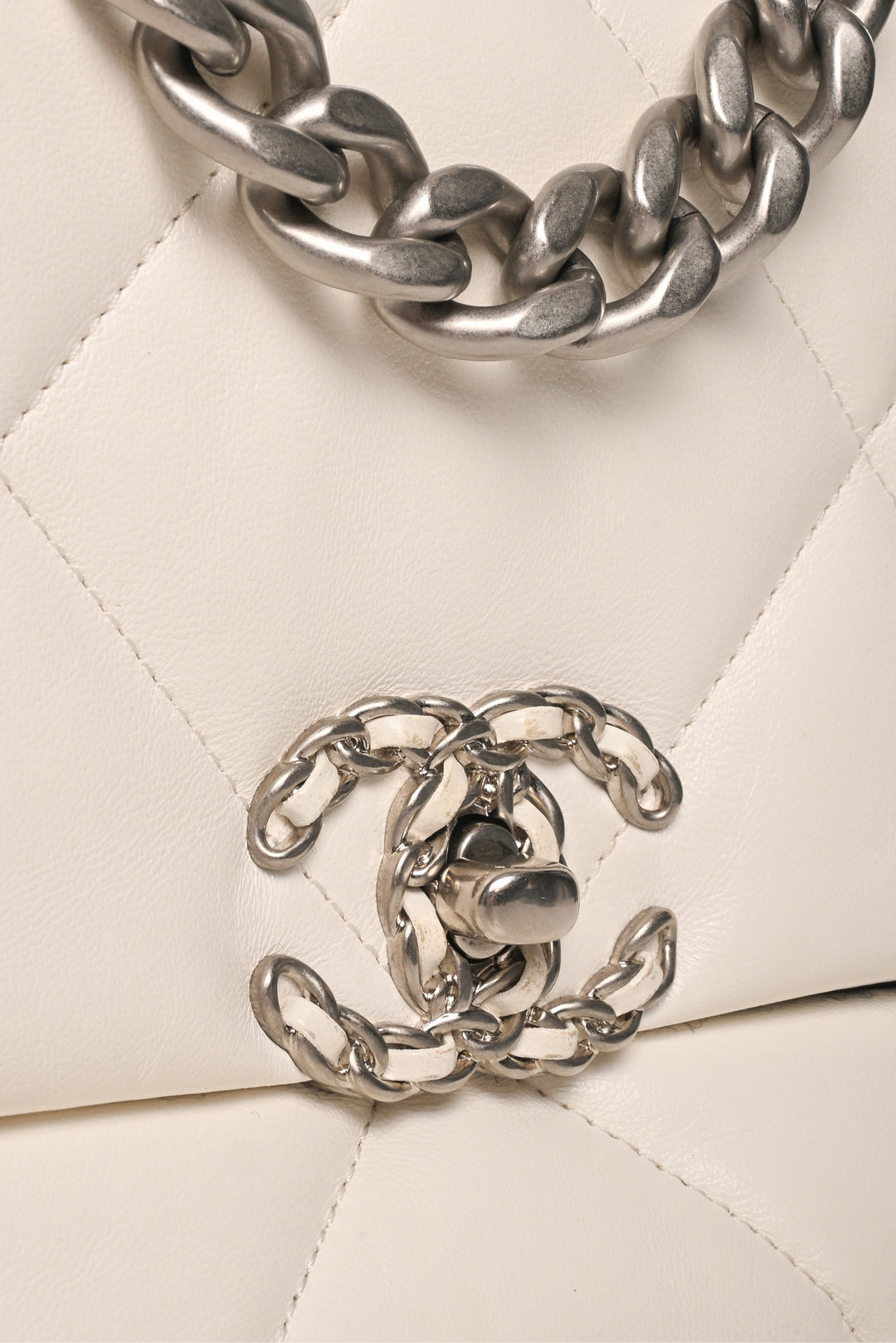 Chanel Goatskin Quilted Medium 19 Flap Bag