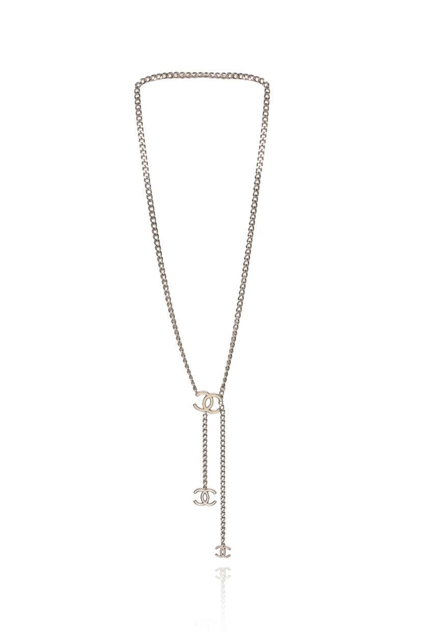 Chanel 2010 Enamel CC Logo Chain Belt