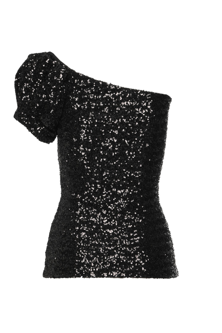 Isabel Marant Size 38 One Shoulder Sequin Top