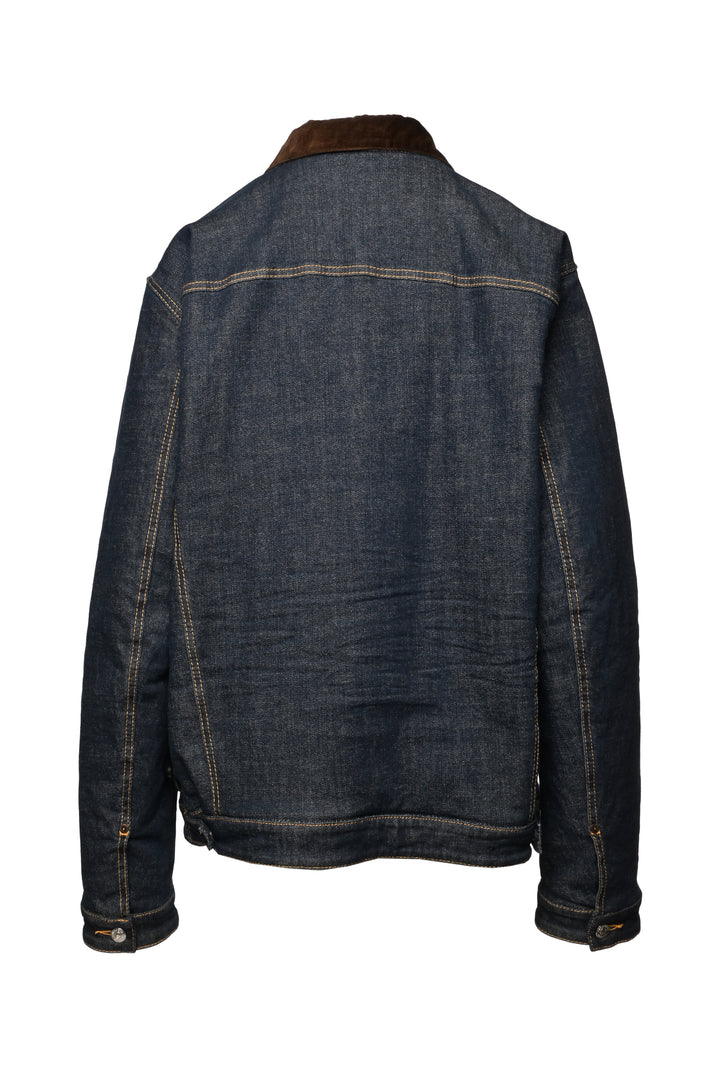 Dsquared Size S Men's Fleece Lined Denim Jacket