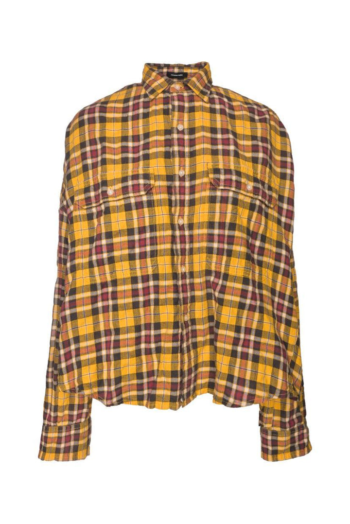 R13 Size XS Oversized Plaid Shirt