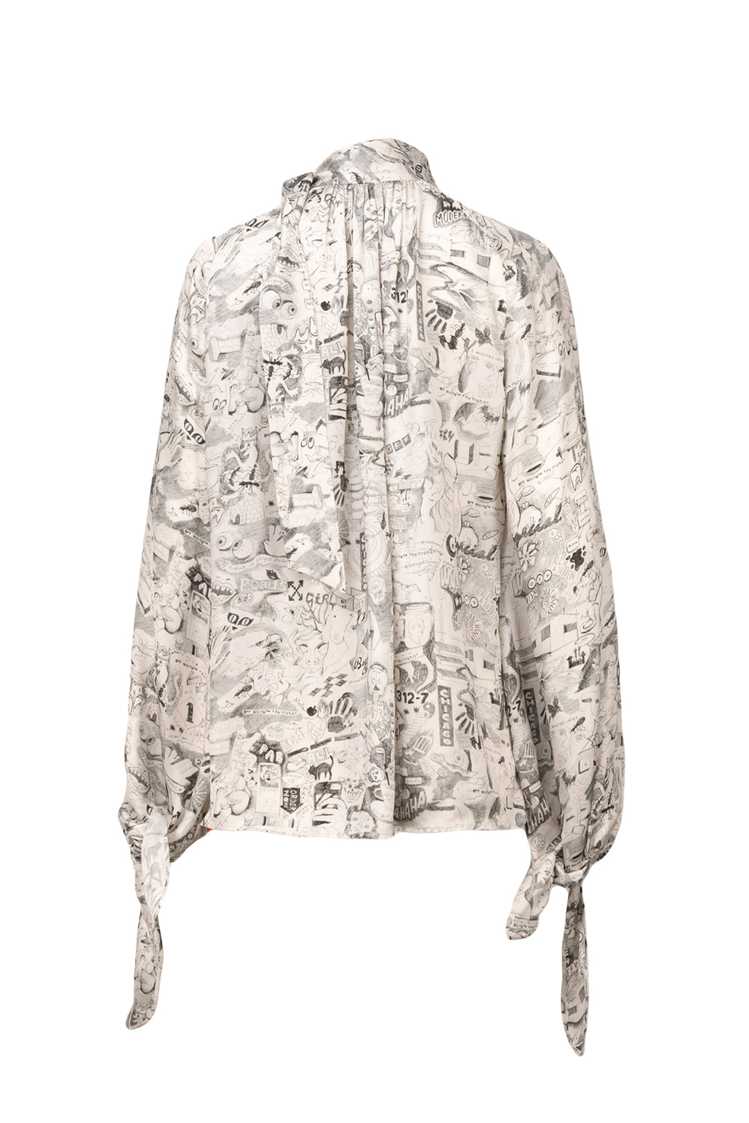 Off White Size 38 Graphite Flowing Shirt