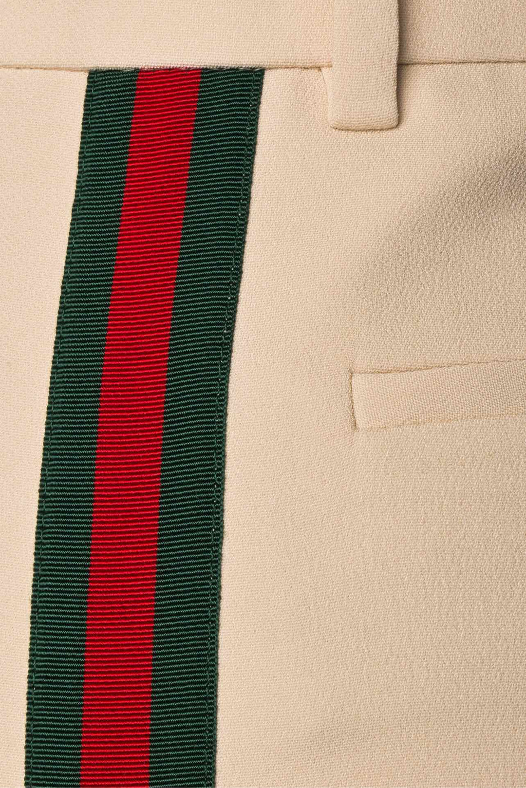 Gucci Size XS Crepe Wed Stripe Detail Culottes