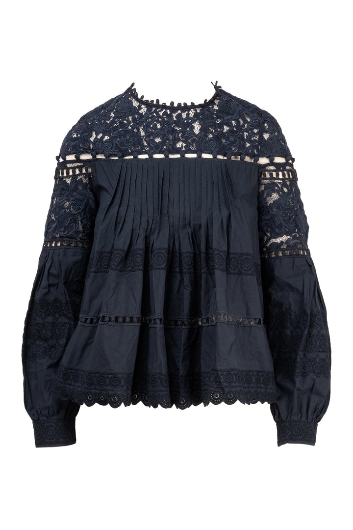 Sea New York Size 2 Embroidered Top