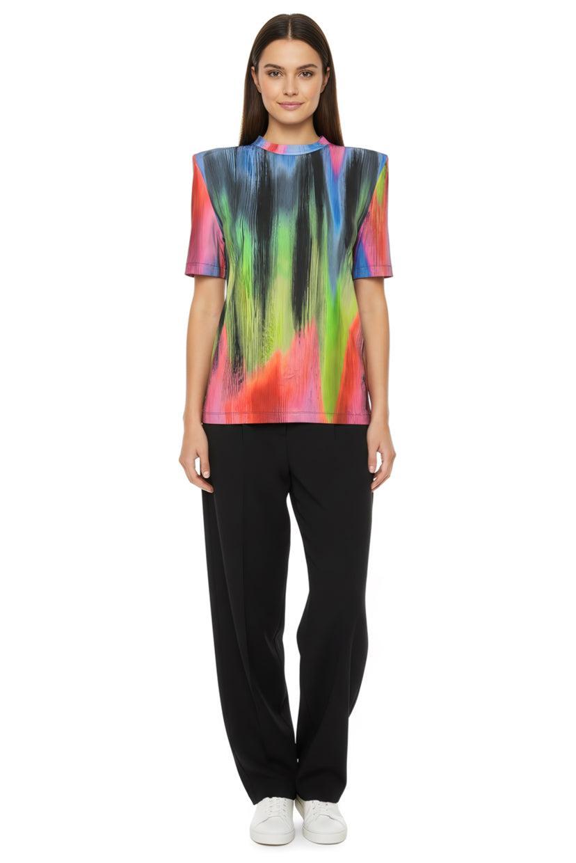 The Attico Size 36 "Bella" Multicolor T-Shirt