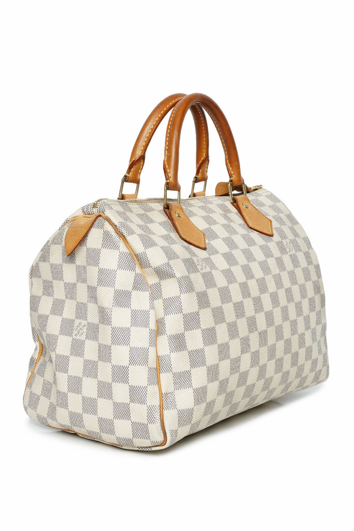 Louis Vuitton Damier Azur 30 Speedy Bag