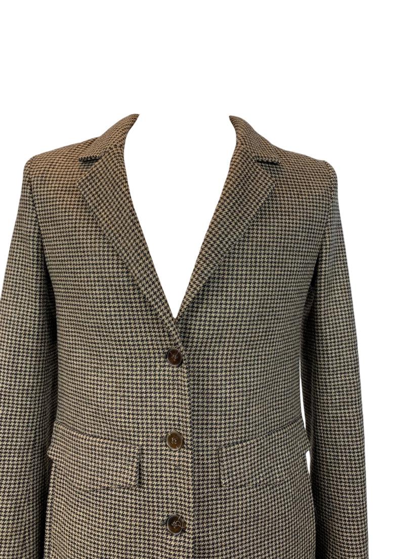 Nanushka Size S Demi Oversize Houndstooth Blazer