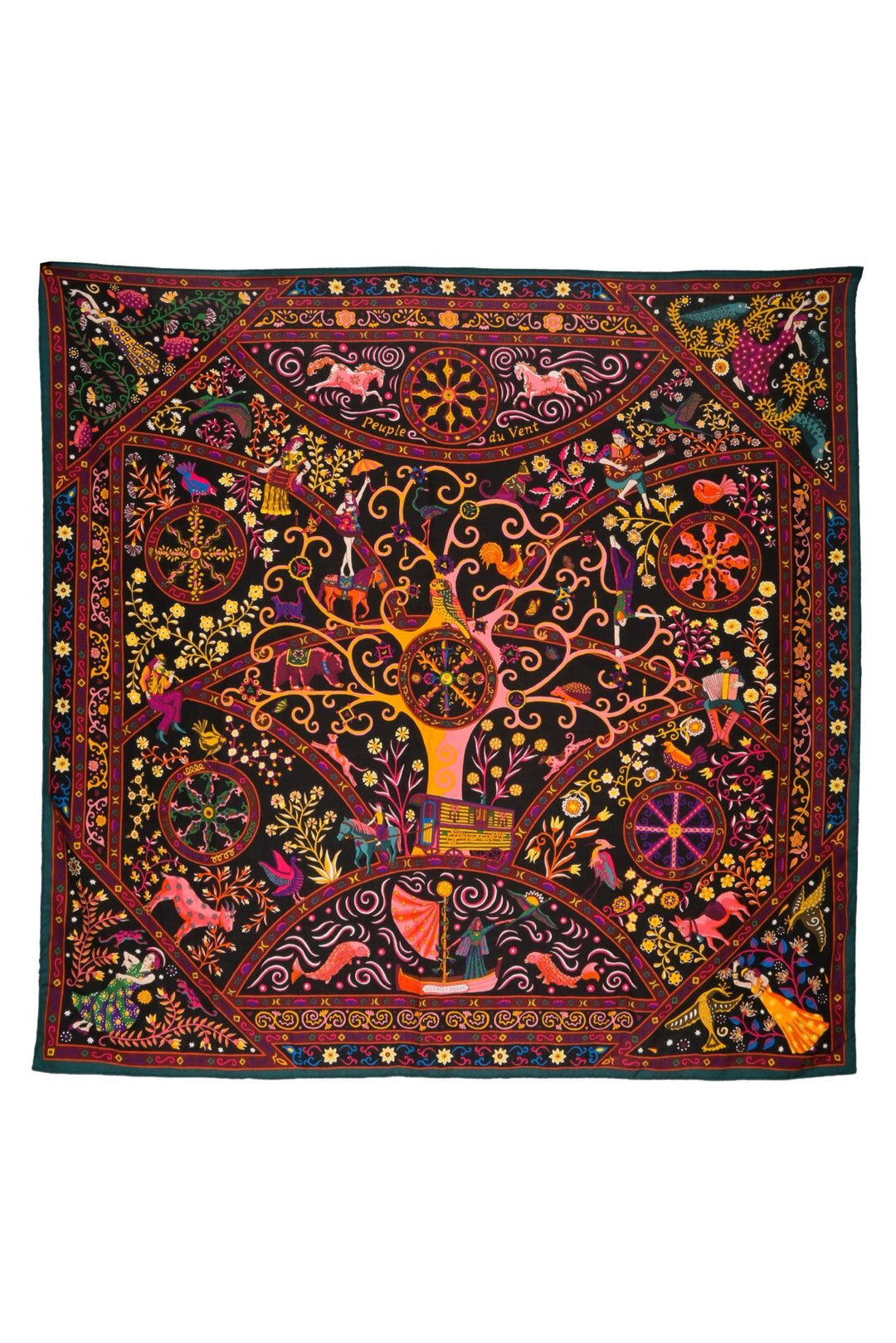 Hermes Peuple du Vent Shawl 140