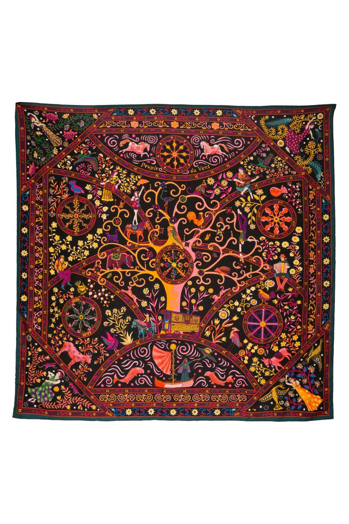 Hermes Peuple du Vent Shawl 140