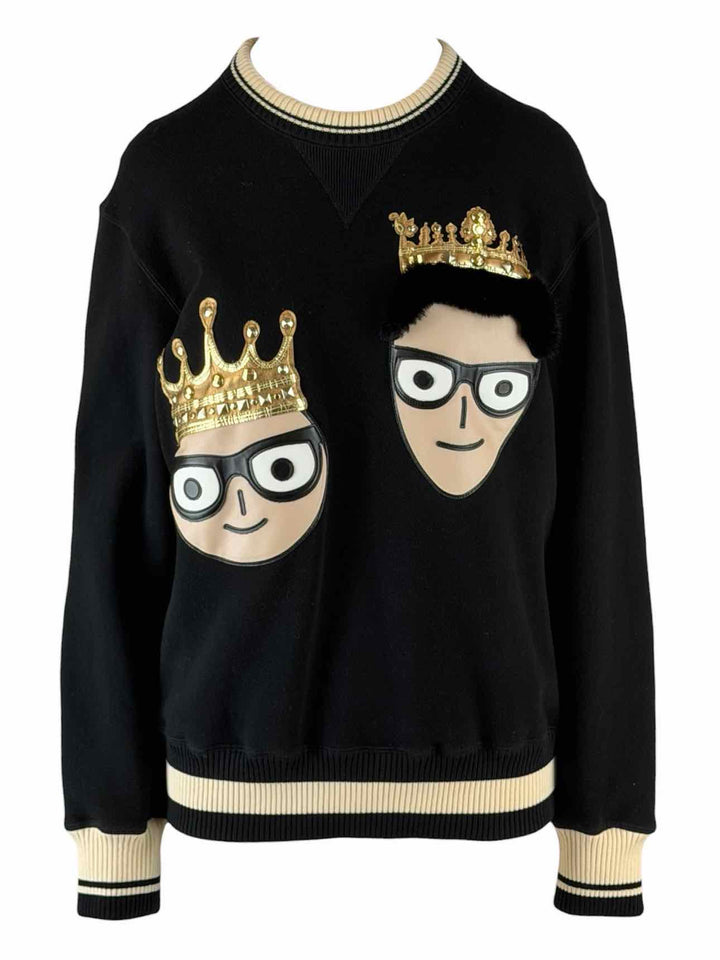Dolce & Gabbana Size 48 Men's #dgfamily Crewneck Sweater