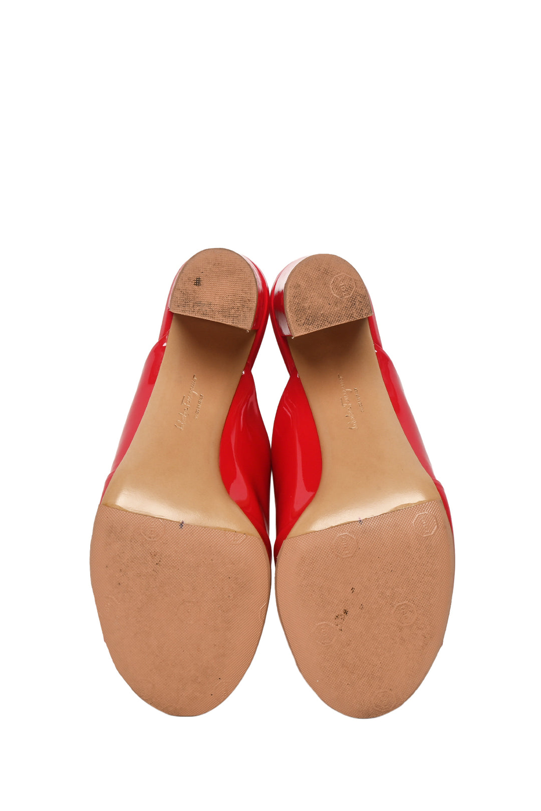 Ferragamo Size 8 Vara Bow Block Heel Mule Sandals