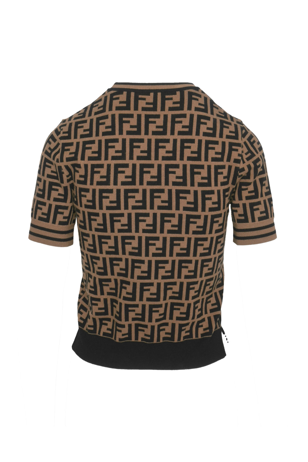 Fendi Size 38 Zucca Knit Pullover Top