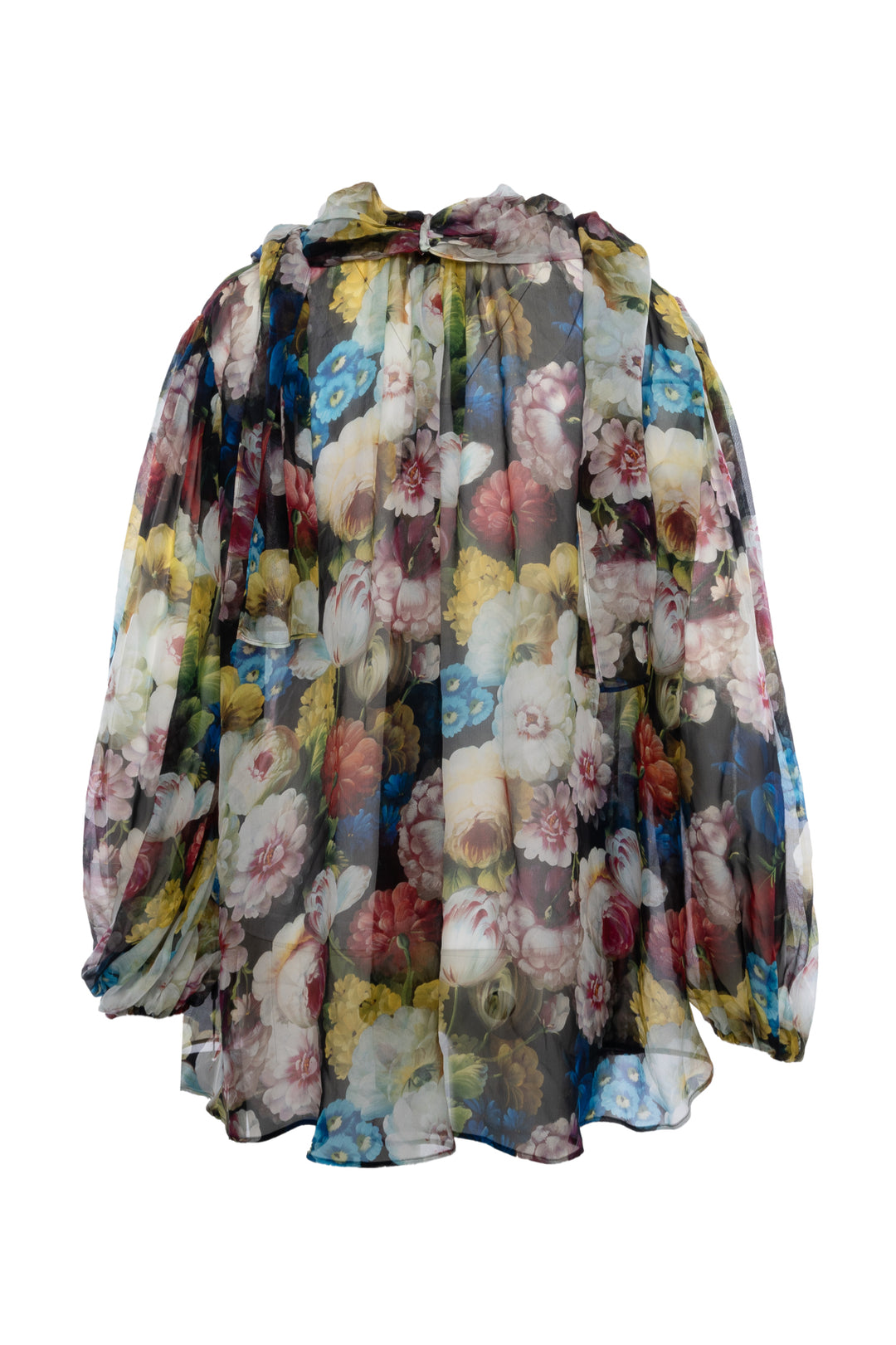 Dolce & Gabbana Size 44 Floral Printed Blouse