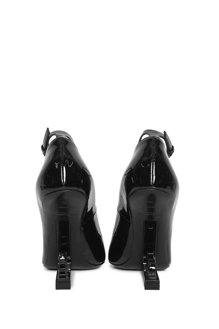 Saint Laurent Size 36 Patent Opyum Appelle Moi Ankle Strap Pumps