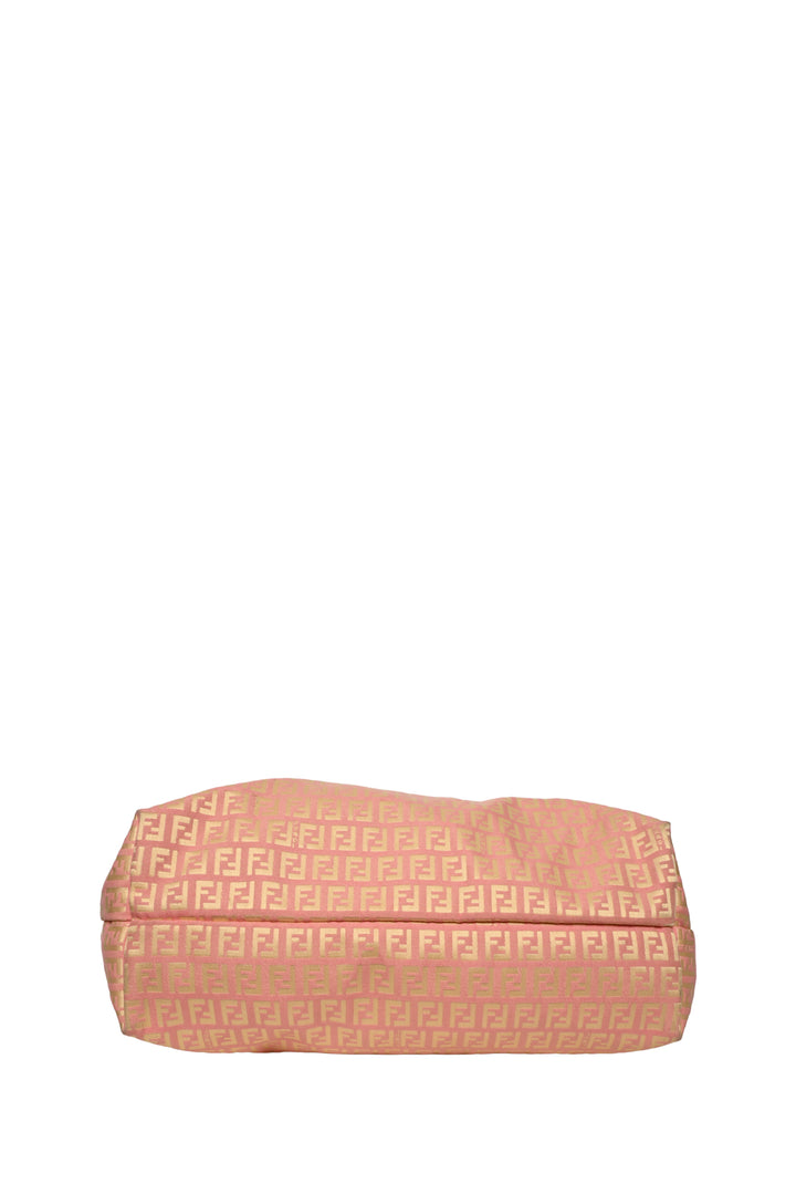 Fendi Fendi Pink Zucchino Fabric Tote