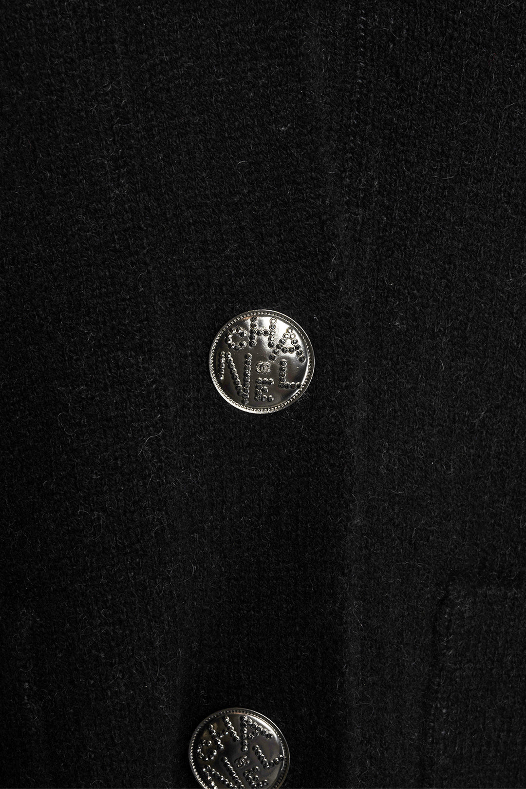 Chanel Size 36 Layered Collar Cashmere Cardigan