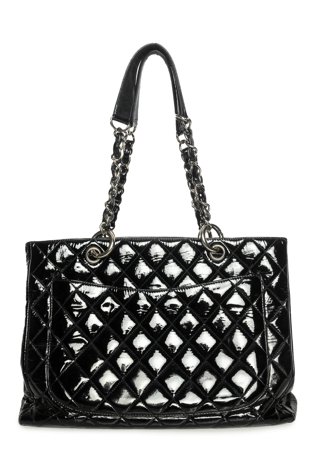 Chanel 2008 - 2009 Patent Leather Grand Shopping Tote