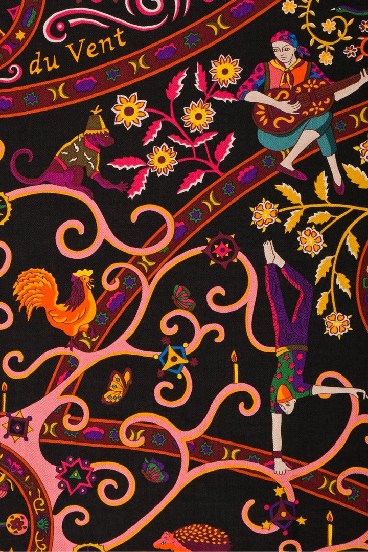 Hermes Peuple du Vent Shawl 140