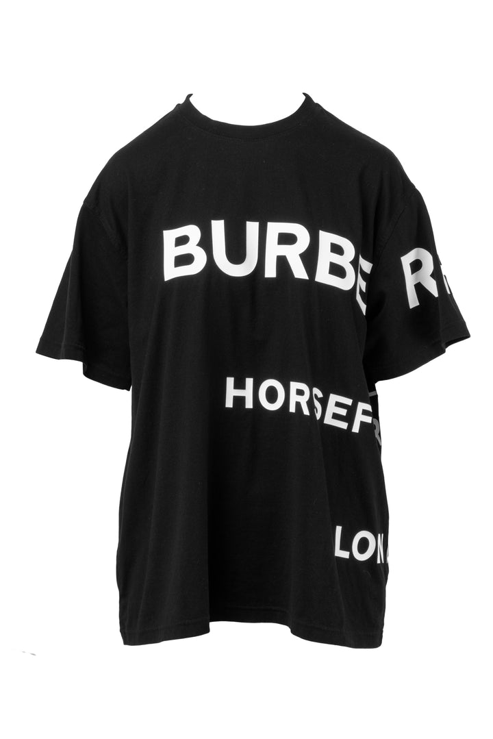 Burberry Size L Men's Logo Print T-shirt