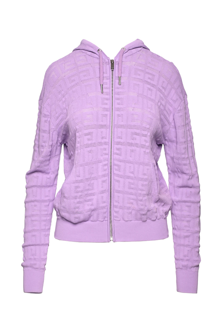 Givenchy Size S 4G Lace Zip Up Hoodie