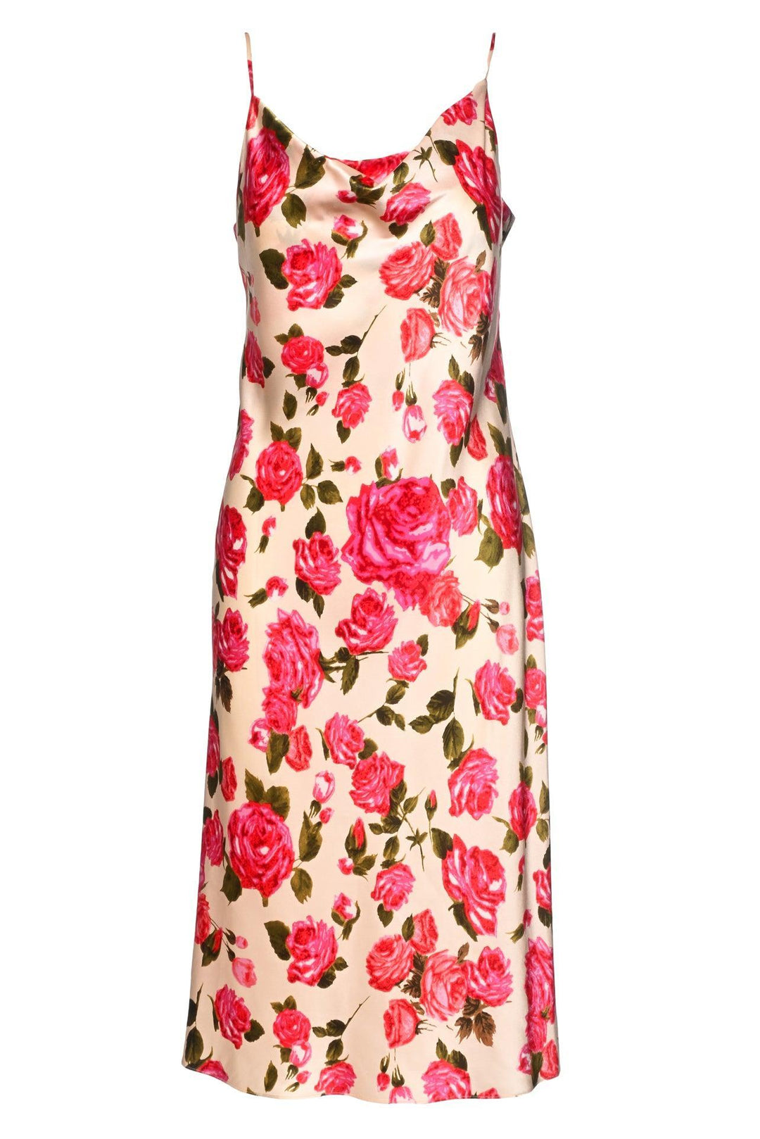 L'Agence Size 6 Nyla Cowl Neck Midi Slip Dress