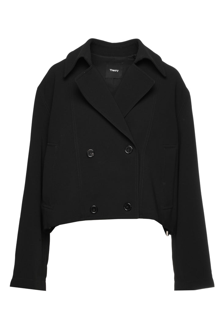 Theory Size L Crop Admiral Jacket