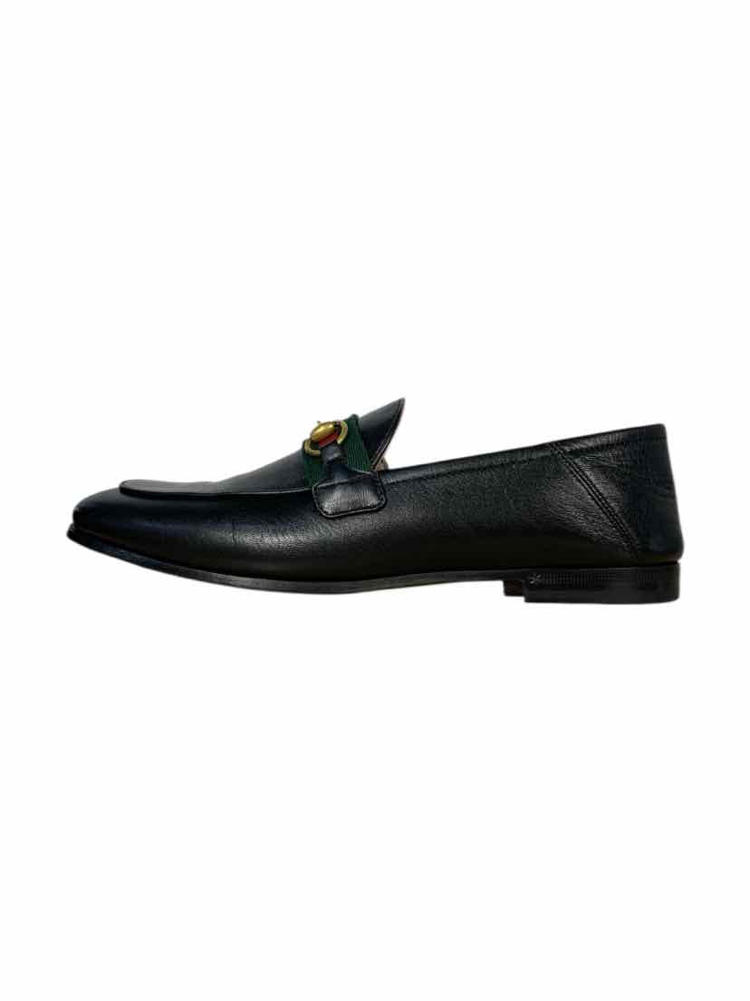 Gucci Size 37.5 Leather Loafers