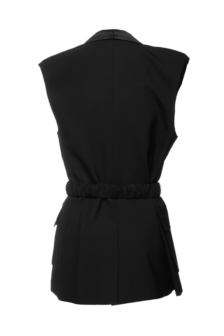 Smythe Size 6 Sleeveless Blazer