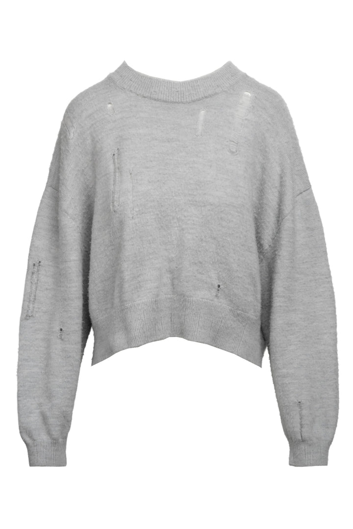 R13 Size XS Cropped Shaggy Oversized Sweater