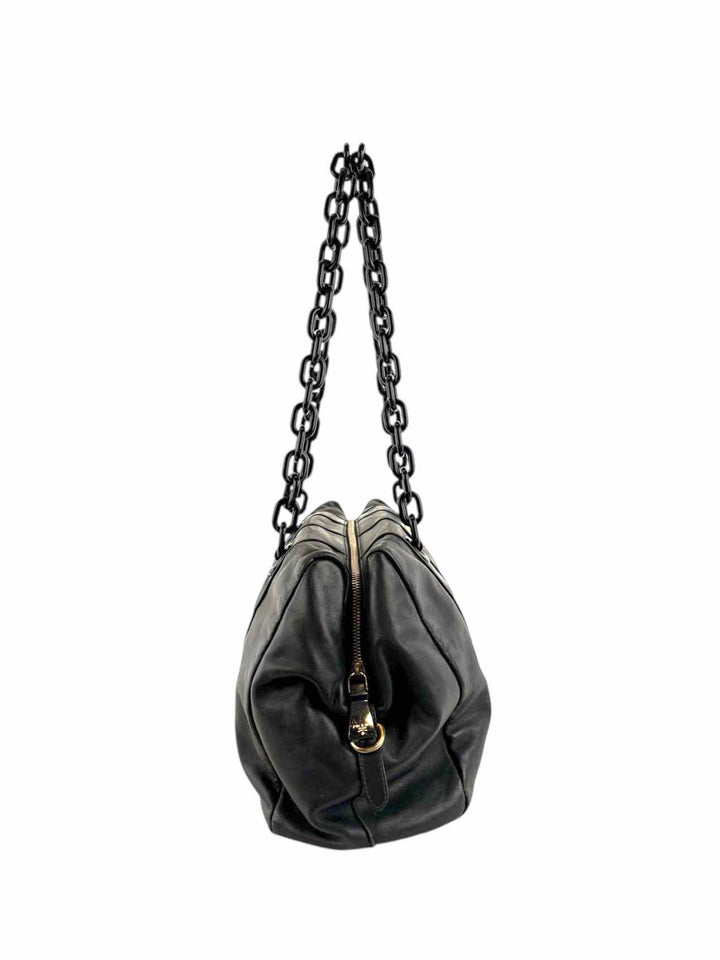 Prada Soft Calf Bauletto Chain Shoulder Bag